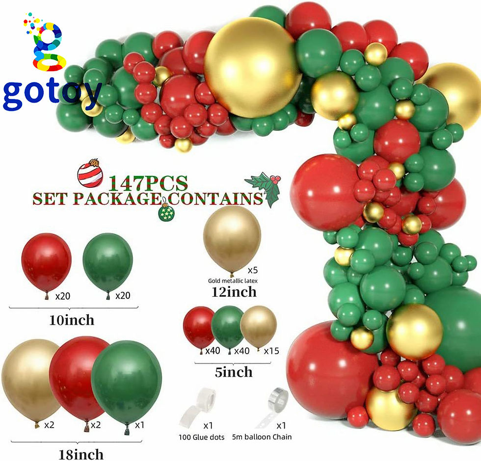 147PCS christmas balloon chain Party Decoration Balloon Arch Garland balloon set