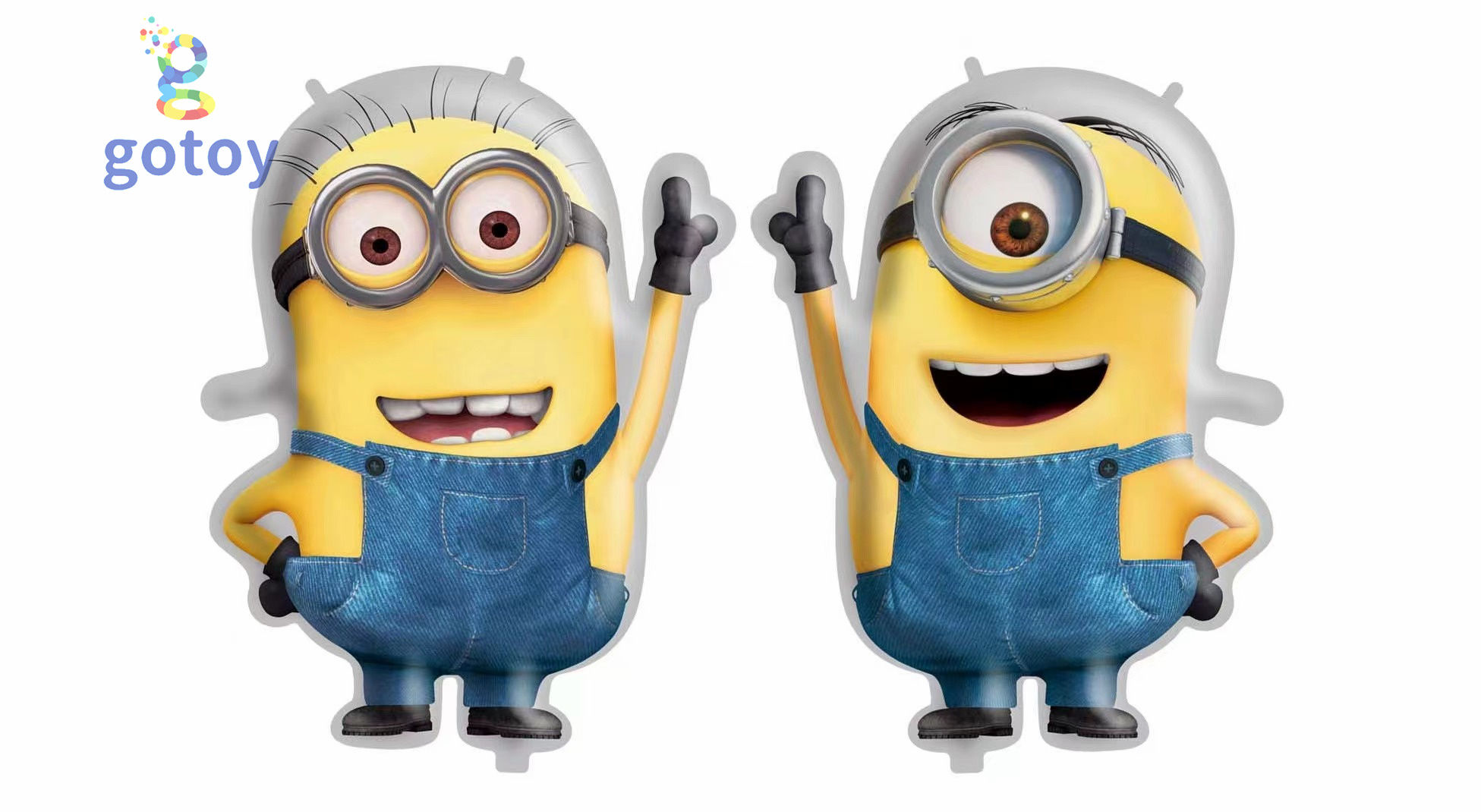 Minions Foil Balloon Display (Air Filled and Helium) 50cm*71cm