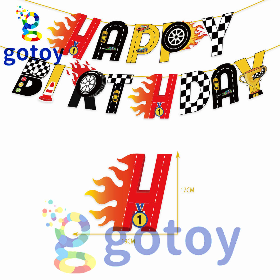 Thumbnail: Racing Car Birthday Party Supplies balloon set