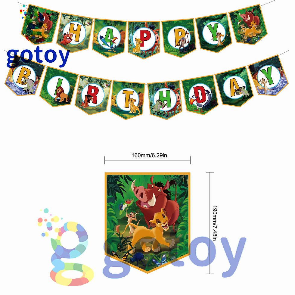 Thumbnail: Lion King Birthday Party Supplies balloon set