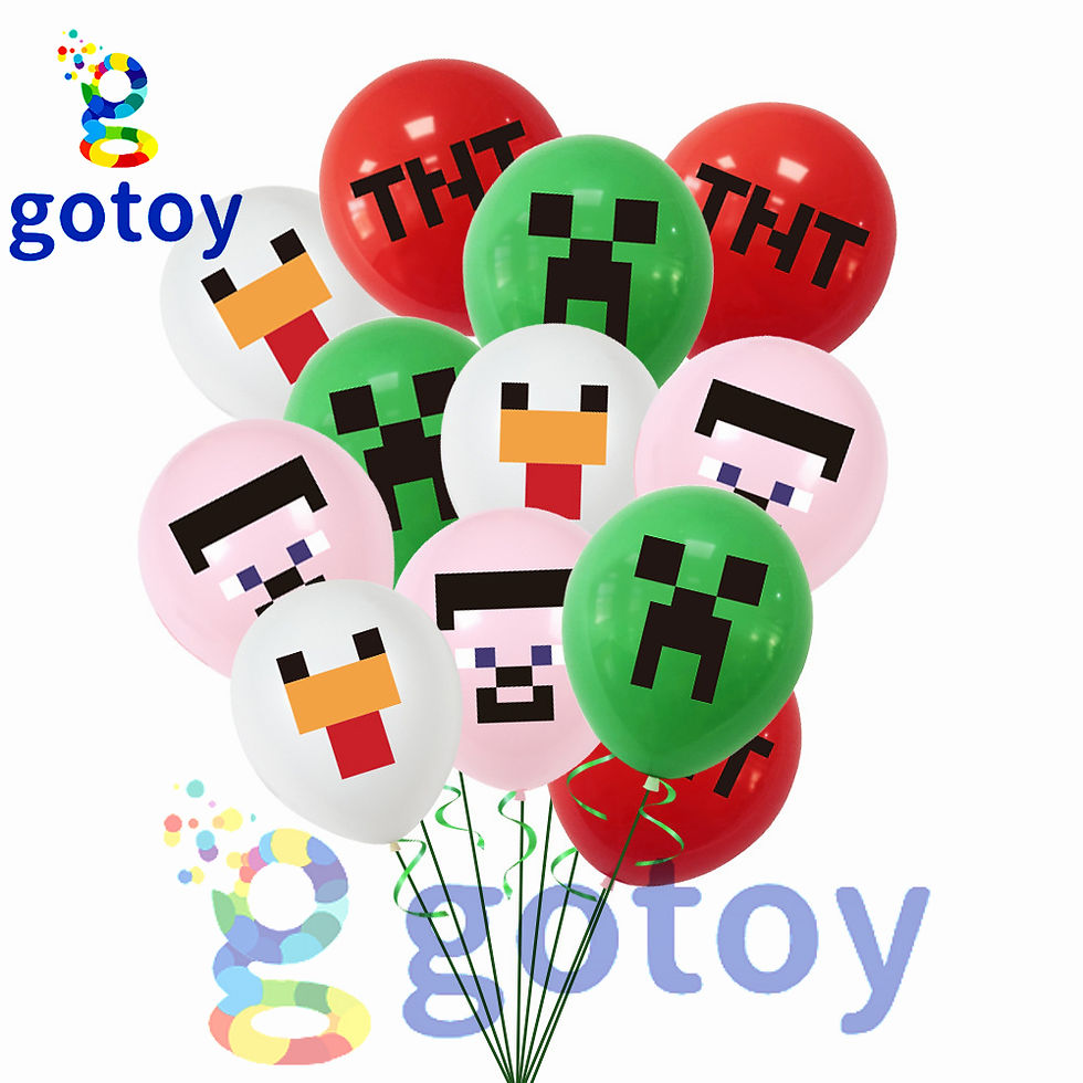 Thumbnail: Minecraft Birthday Party Supplies balloon set