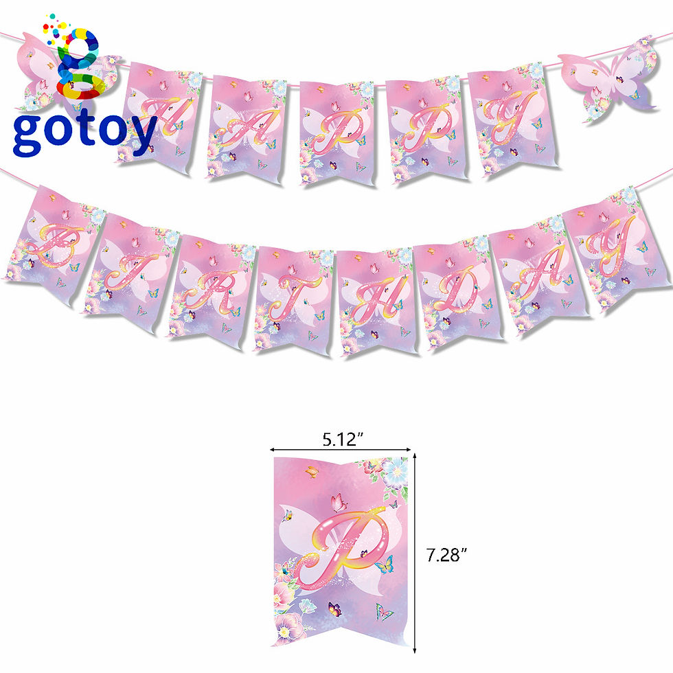 Thumbnail: Pink Cute Butterfly Birthday Party Supplies balloon set