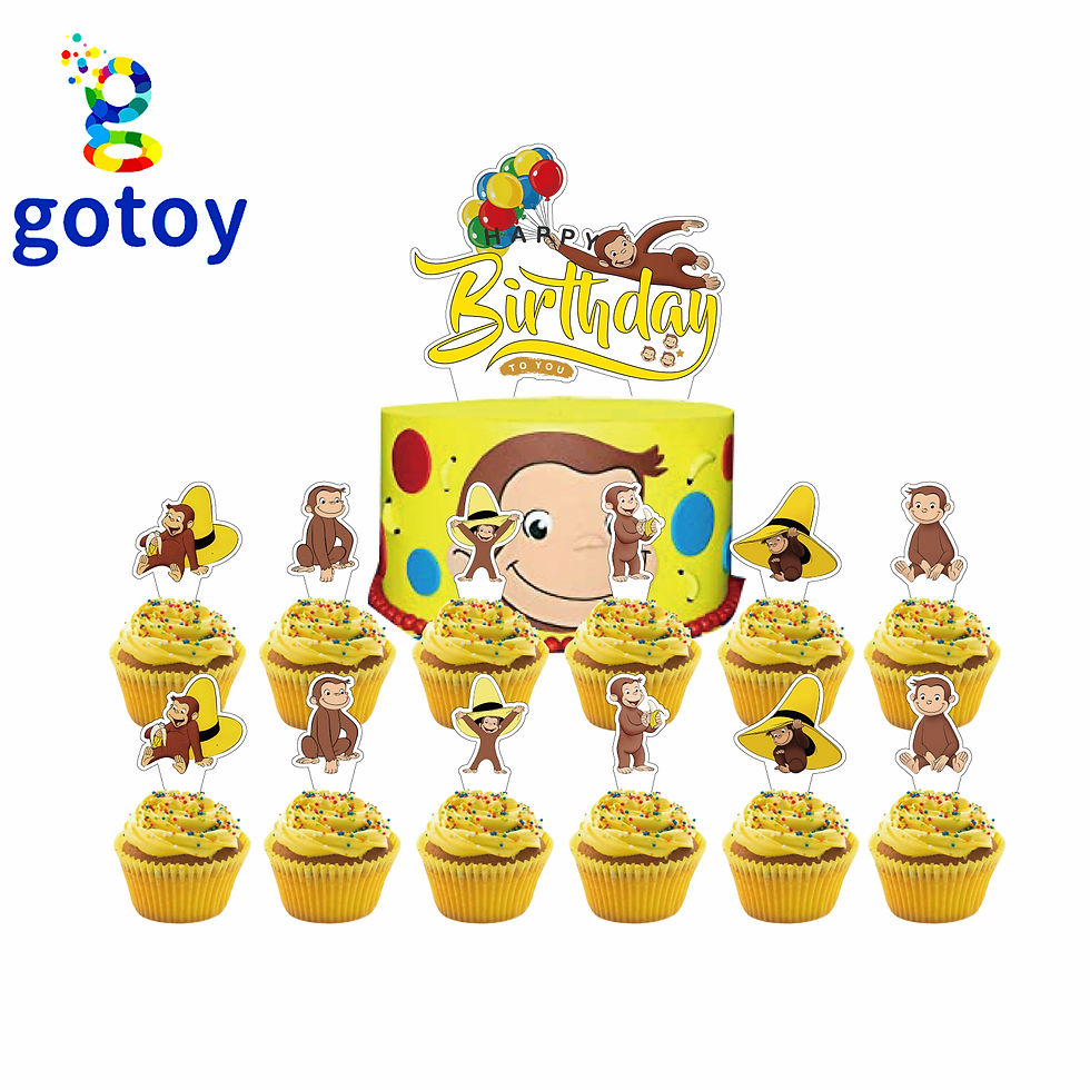 Thumbnail: Curious George Party Supplies for Kids’ Birthday balloon set