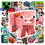 Thumbnail: 50pcs  Minecraft cartoon Stickers Funny Stickers Party Decorati