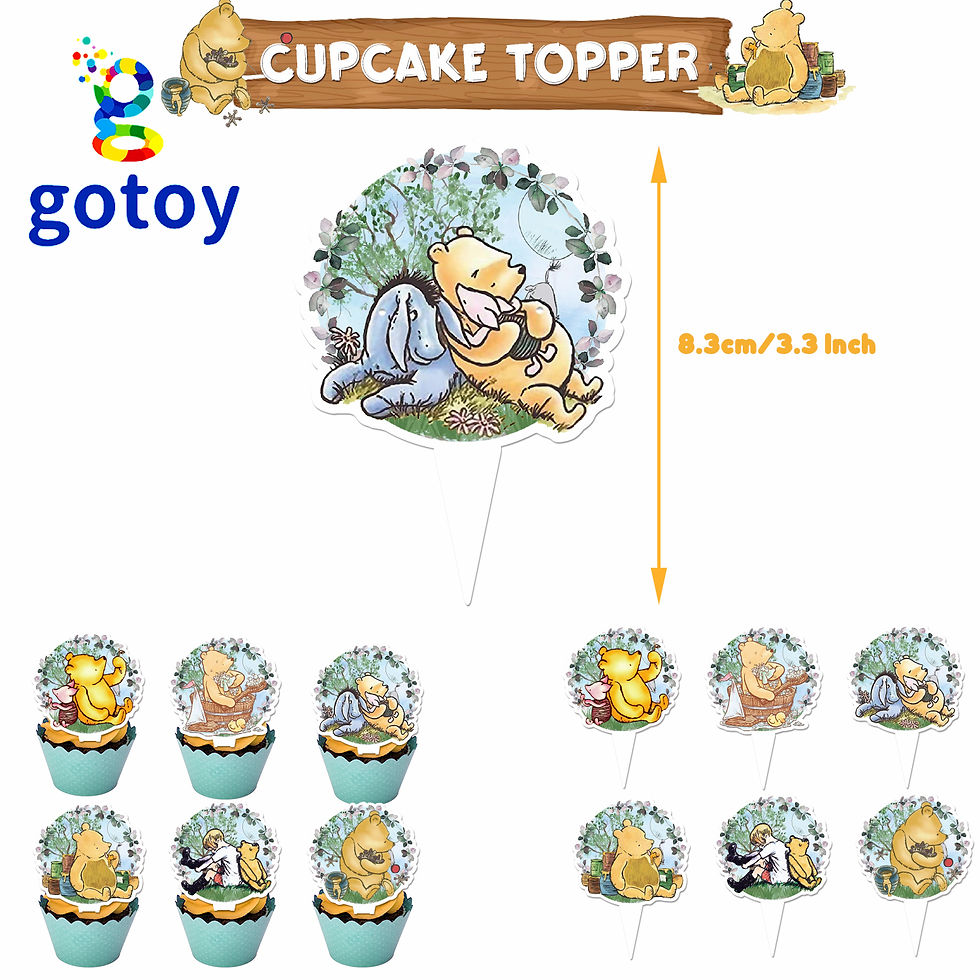 Thumbnail: Retro Winnie The Pooh Baby Shower Party Supplies balloon set