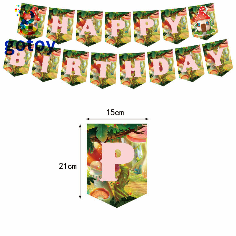 Thumbnail: Mushroom Forest Animals Birthday Party Supplies balloon set