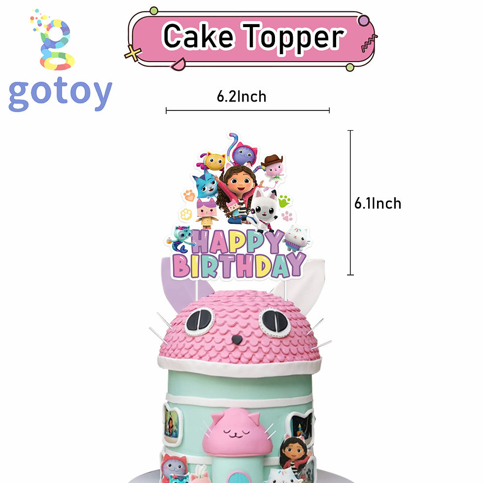 Thumbnail: Gabby's Dollhouse Birthday Party Supplies balloon set