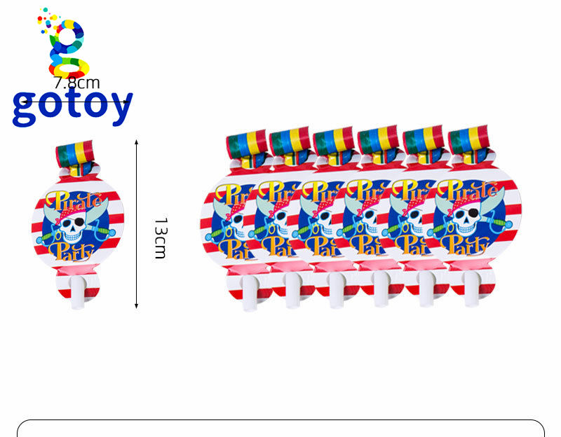 Thumbnail: 87pcs Pirate Party Supplies theme Birthday Party Supplies Party Table