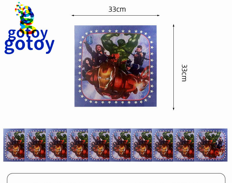 Thumbnail: 87pcs Avengers Super Hero Party Supplies Birthday Party Table