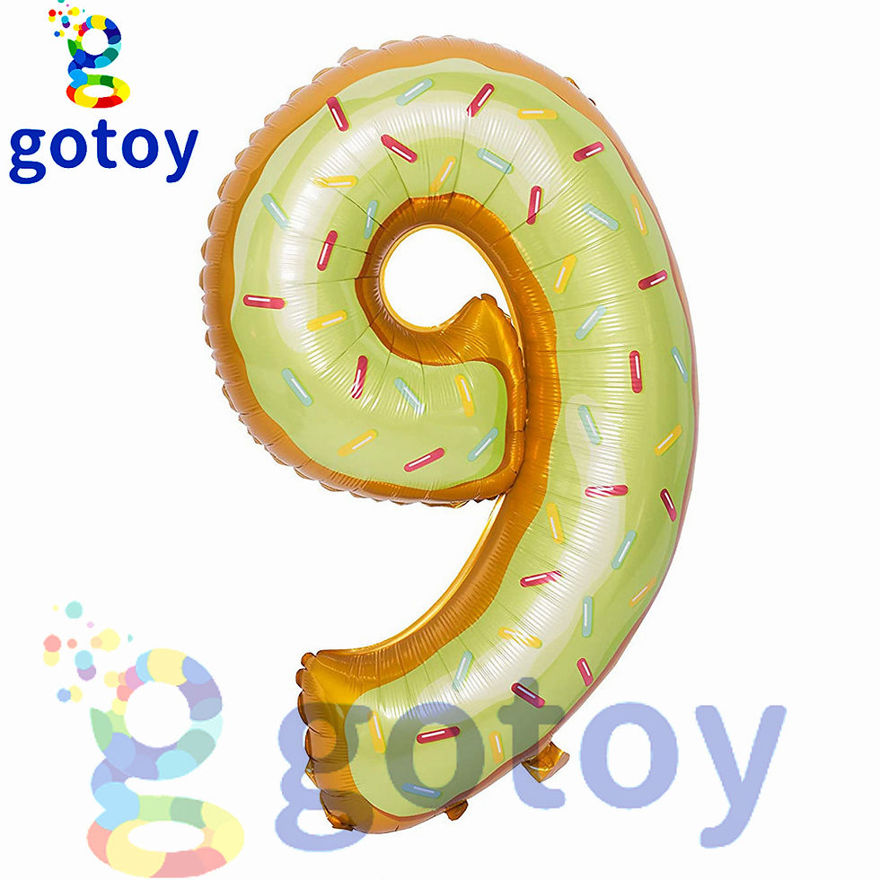 Thumbnail: 32 inch Sweet Doughnut Foil Number Balloon