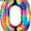 Thumbnail: 1pcs 40 inch Rainbow Number Balloon