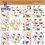 Thumbnail: 12pcs Hello Kitty Stickers Make a Face Stickers Birthday Party Suppl