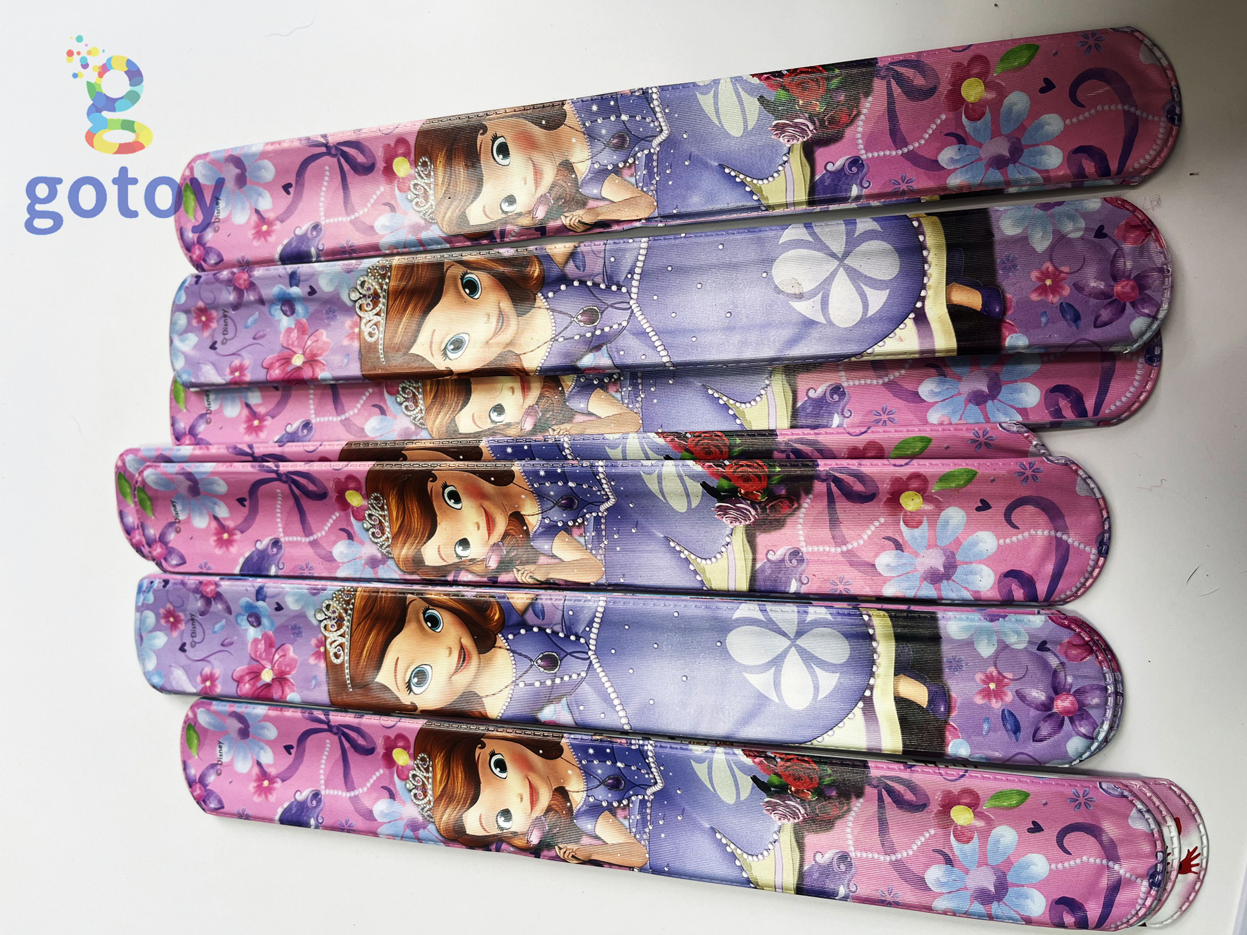 1pcs Sofia Slap Bracelet Kids Birthday Party Supplies Fav