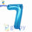 Thumbnail: 40 inch Blue Foil Number Balloon