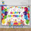 Thumbnail: Happy Birthday colorful balloon Party Supplies PVC Banner 180cm*110cm