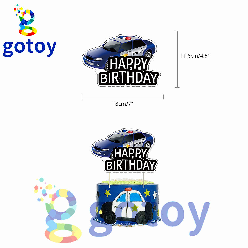 Thumbnail: Police car  Birthday Party Supplies balloon set