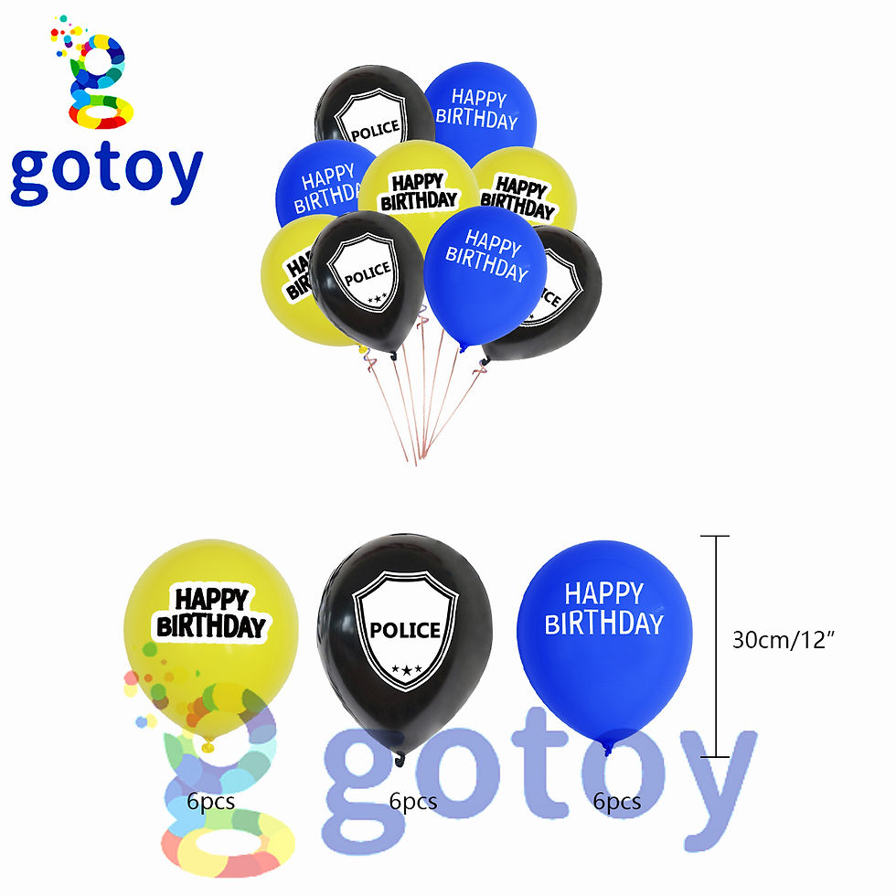 Thumbnail: Police car  Birthday Party Supplies balloon set