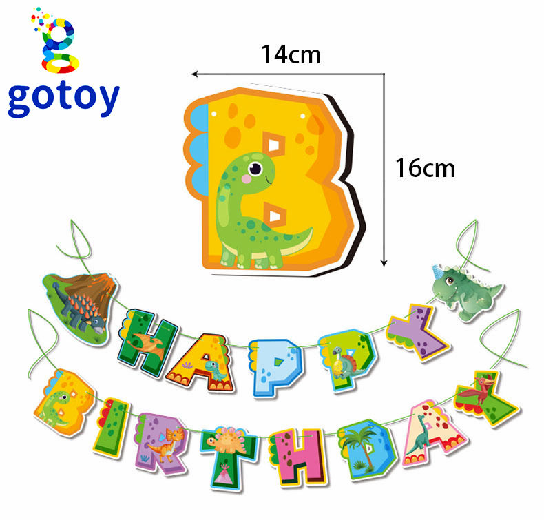 Thumbnail: Dinosaur jurassic worldHappy Birthday Party Supplies balloon set