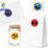 Thumbnail: 12Pcs Rainbow Friends Paper Gift Bag Candy Bags Birthday Supplies 18pcs stickers