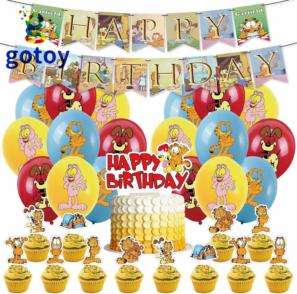 Garfield Party Supplies for Kids’ Birthday balloon set
