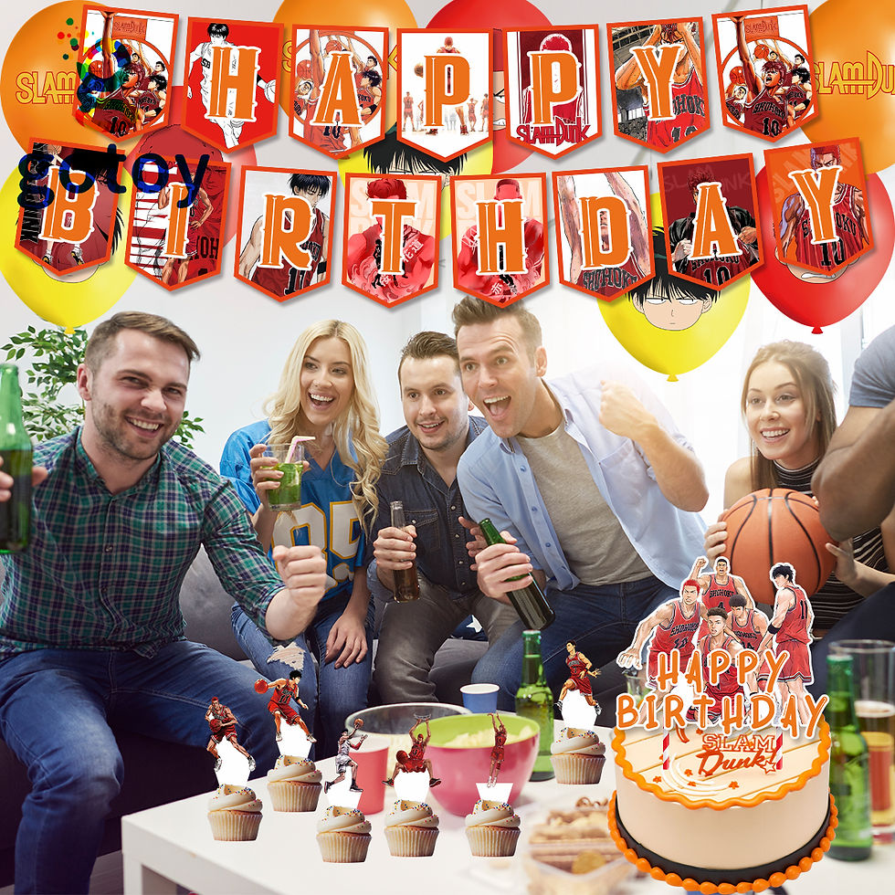 Thumbnail: SLAM DUNK Film Birthday Party Supplies balloon set
