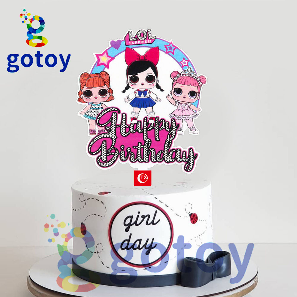 LOL surprise acrylic cake topper cake decoration