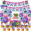 Thumbnail: Dora the Explorer Happy birthday flag and balloon set cake topper