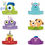 Thumbnail: 6pcs Cute Monster Party Decorative Glasses Party Supplies Hat