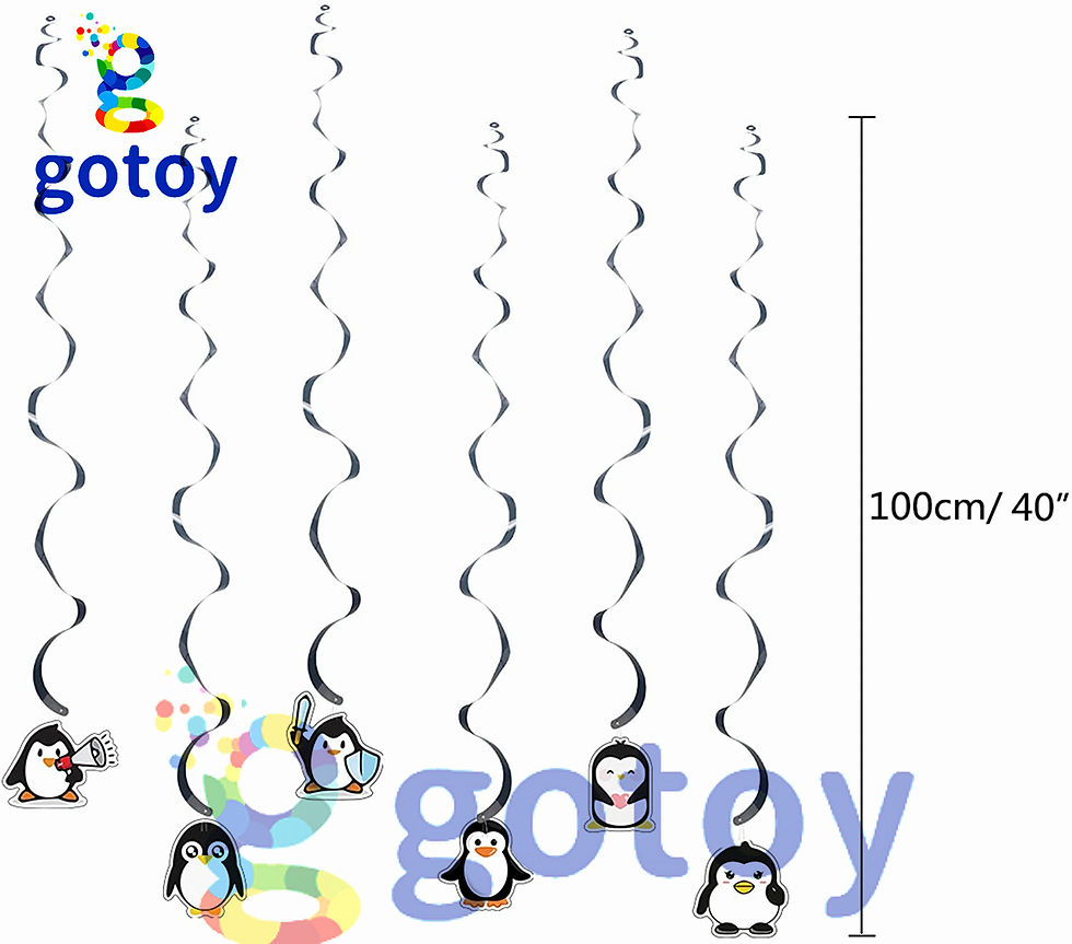 Thumbnail: Cute penguin Happy Birthday Party Supplies balloon set