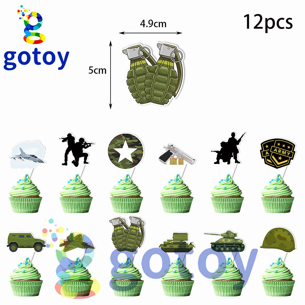 Thumbnail: Military camouflage field Birthday Party Supplies balloon set