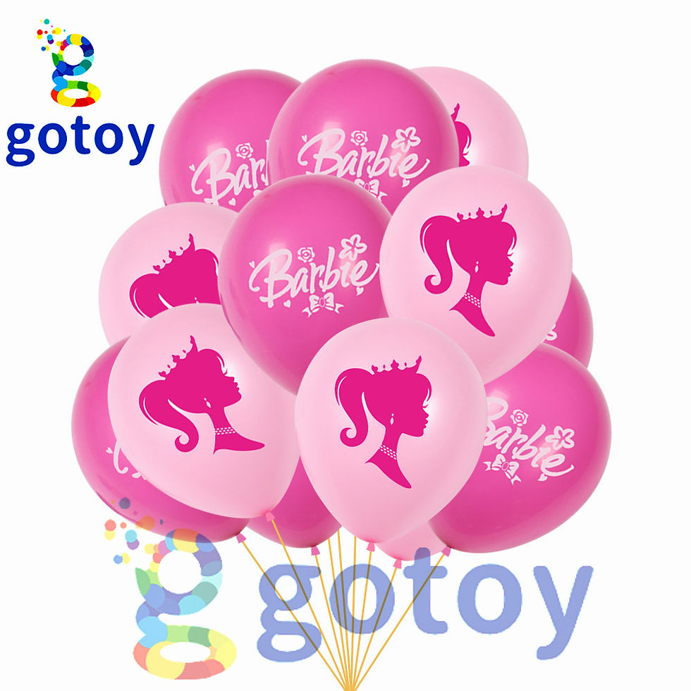 Thumbnail: Barbie Doll Birthday Party Supplies balloon set