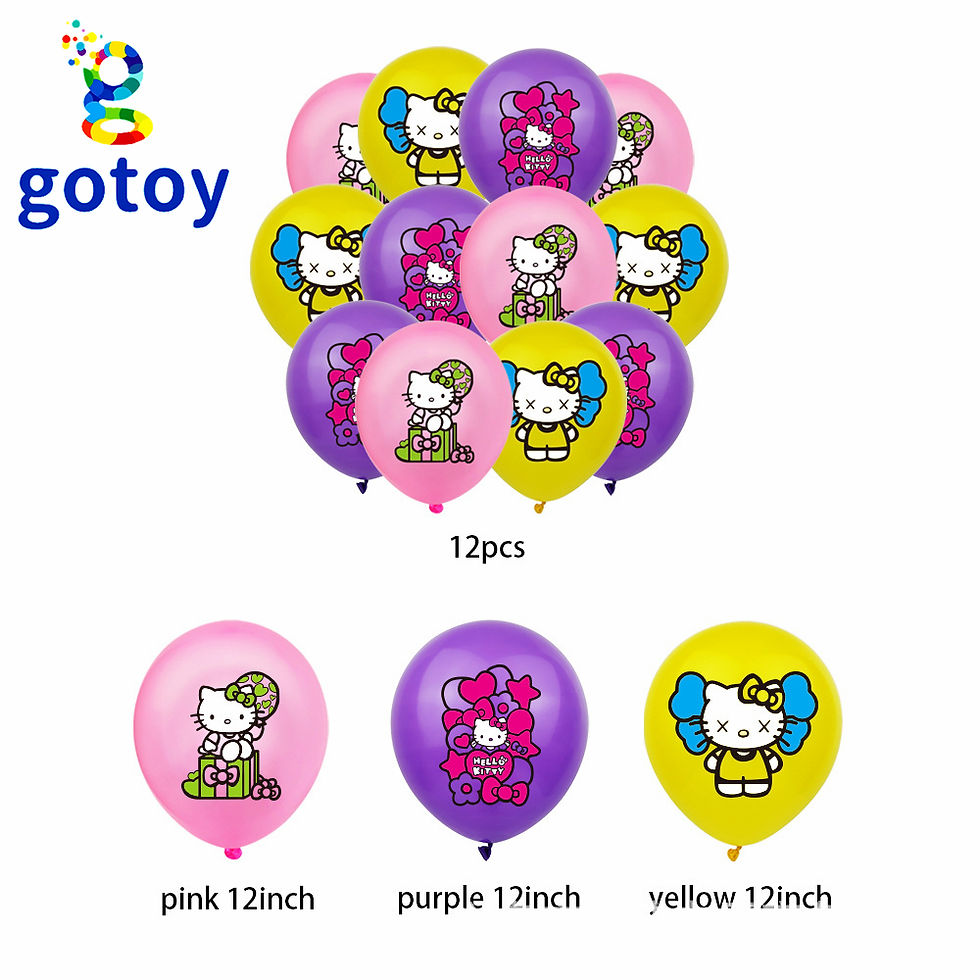 Thumbnail: Hello Kitty Birthday Party Supplies balloon set