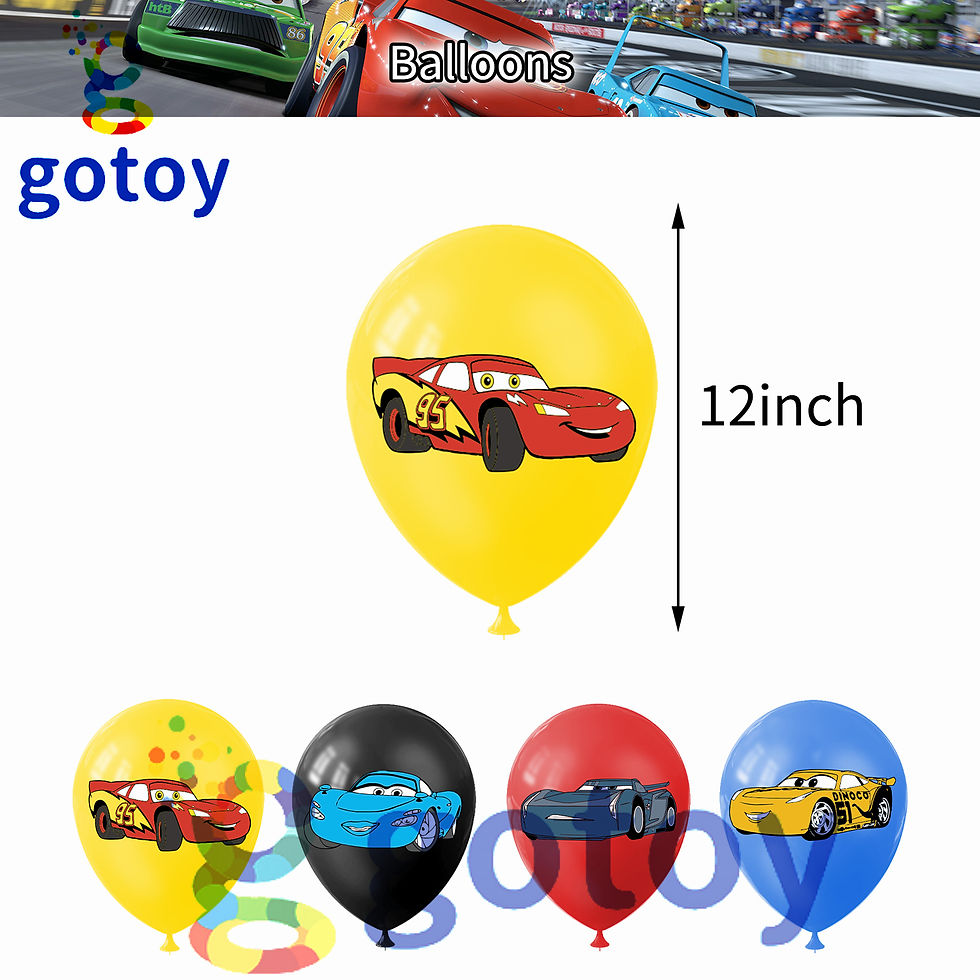 Thumbnail: Lightning McQueen Party Supplies for Kids’ Birthday balloon set