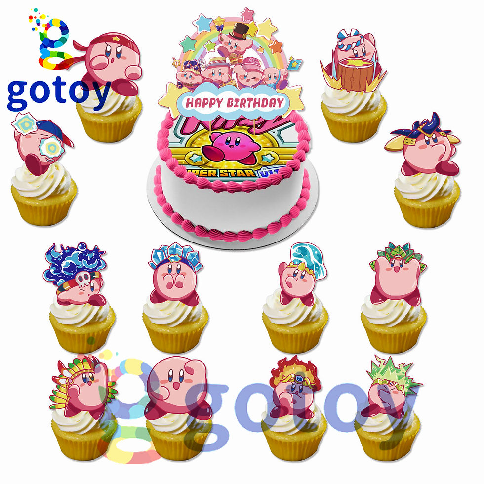 Thumbnail: Kirby Game Birthday Party Supplies balloon set
