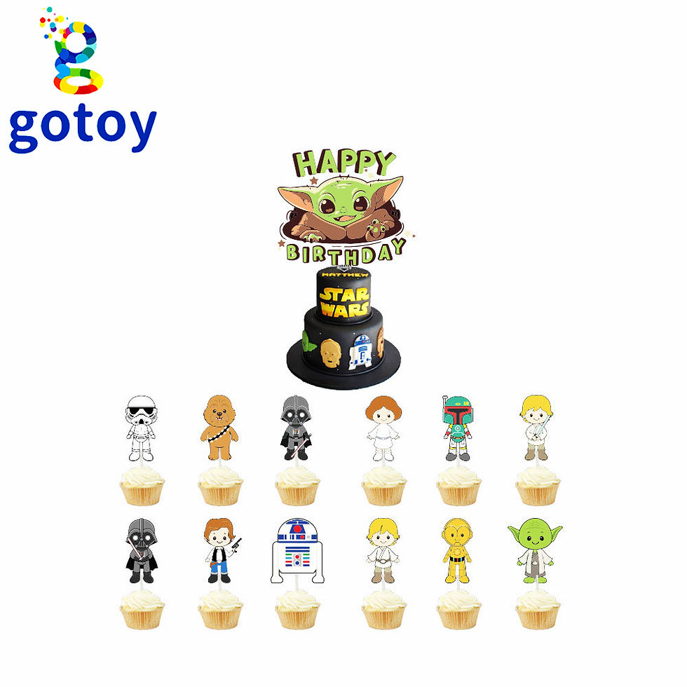 Thumbnail: star wars happy birthday flag and balloon set