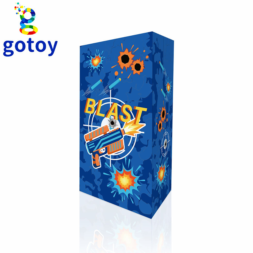 Thumbnail: 12Pcs Dart War Gun Paper Gift Bag Candy Bags Supplies 18pcs