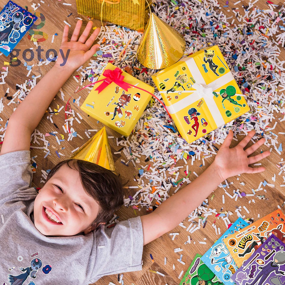 Thumbnail: 8pcs Roblox Stickers Make a Face Stickers Birthday Party Supplies