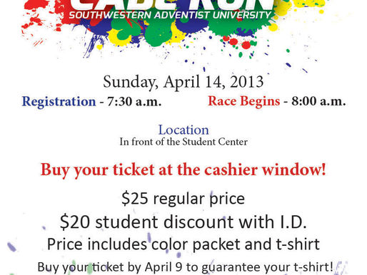 CABL Hosts Color Run on April 14
