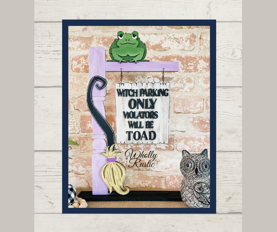 Witch Parking Sign Kit!