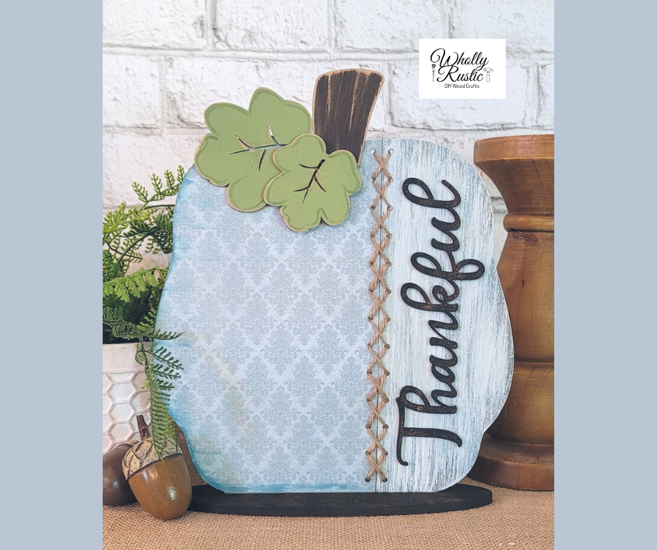 Stitched Pumpkin Shelf Sitter!