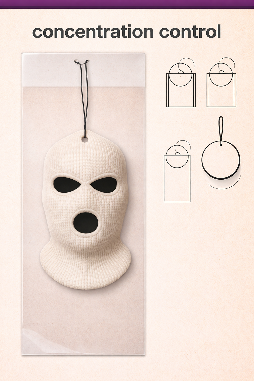 Thumbnail: White Balaclava - Air Freshener