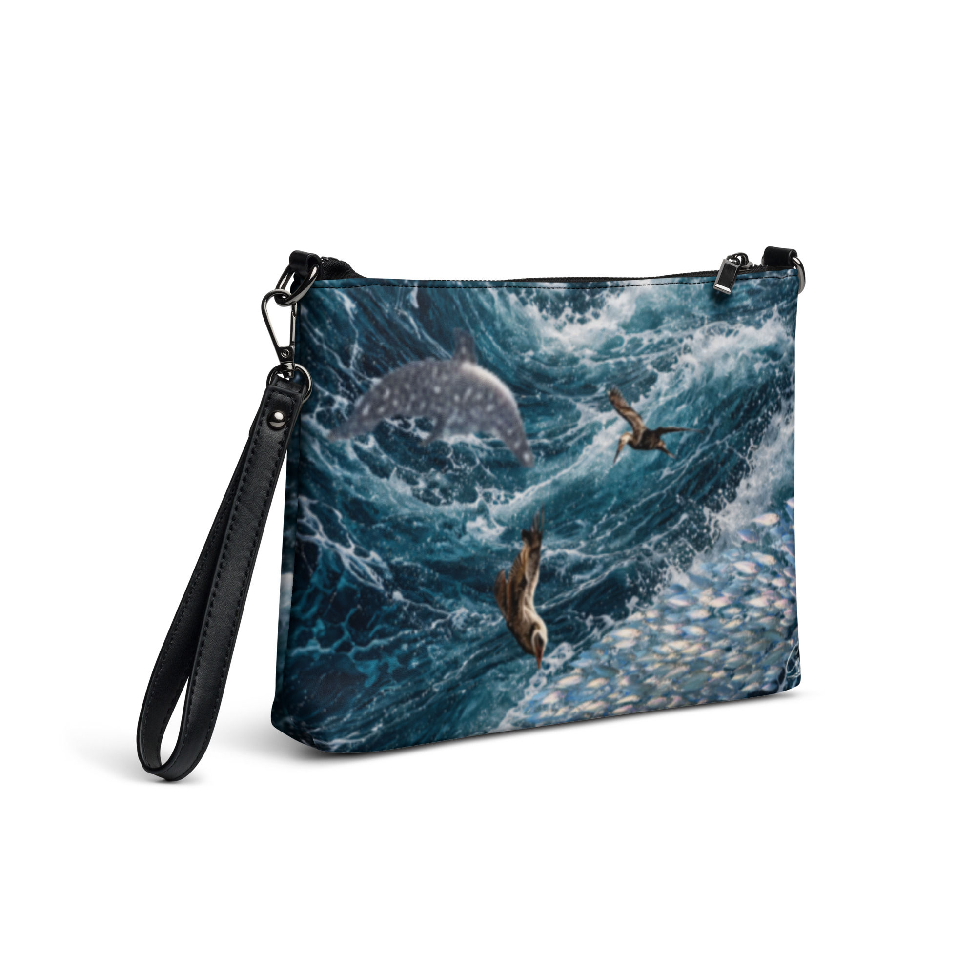 Ocean Motion Chase Crossbody Clutch