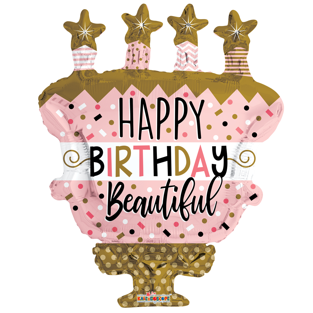 Globo " HAPPY BIRTHDAY BEATIFUL " 