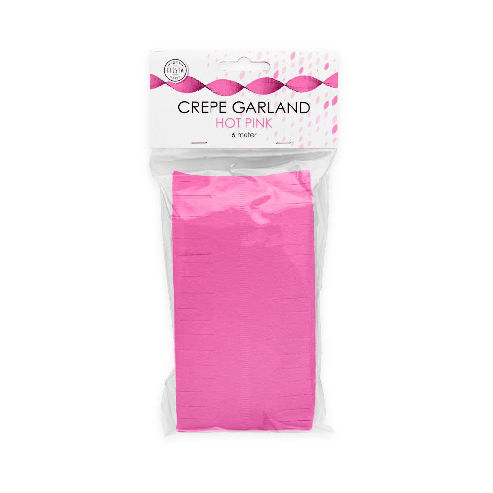 GUIRNALDA PAPEL CREPPE  FUCSIA 