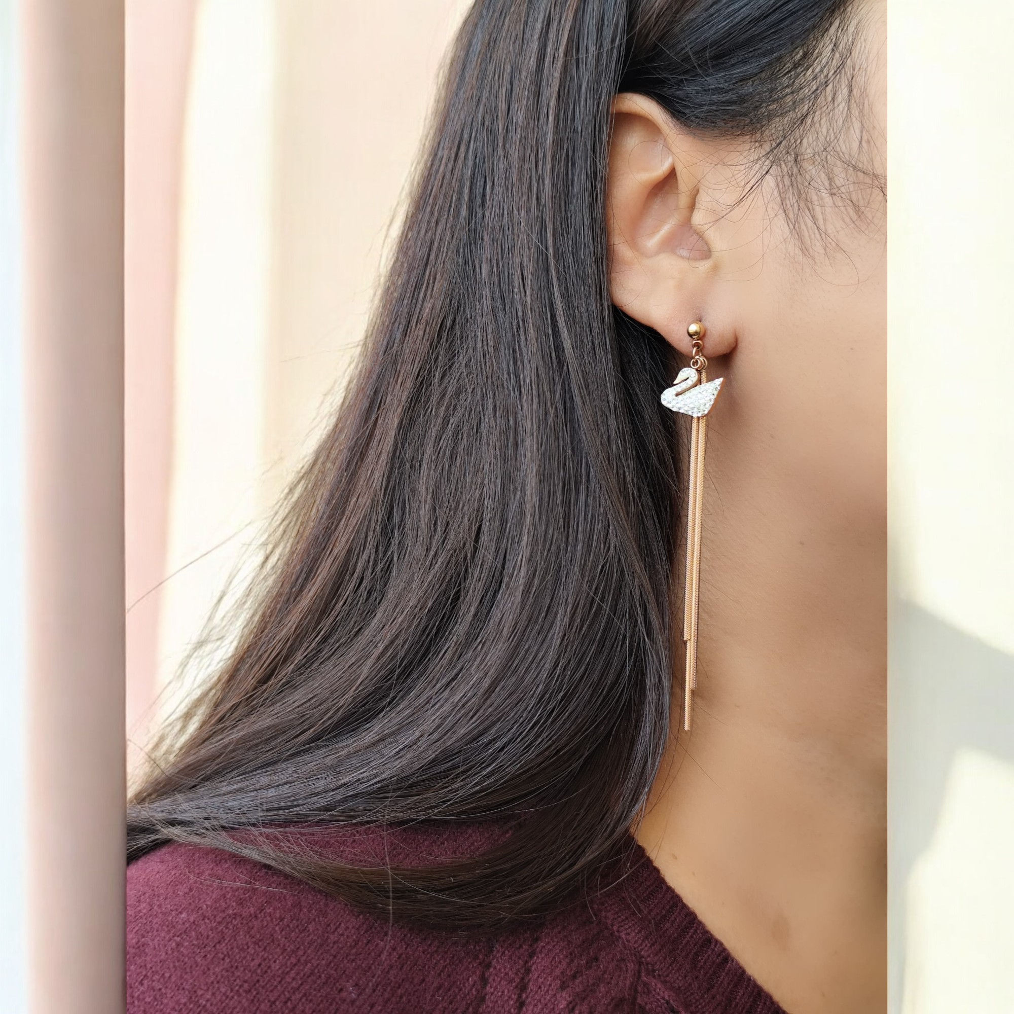 Anti-tarnish earrings(ATE5)