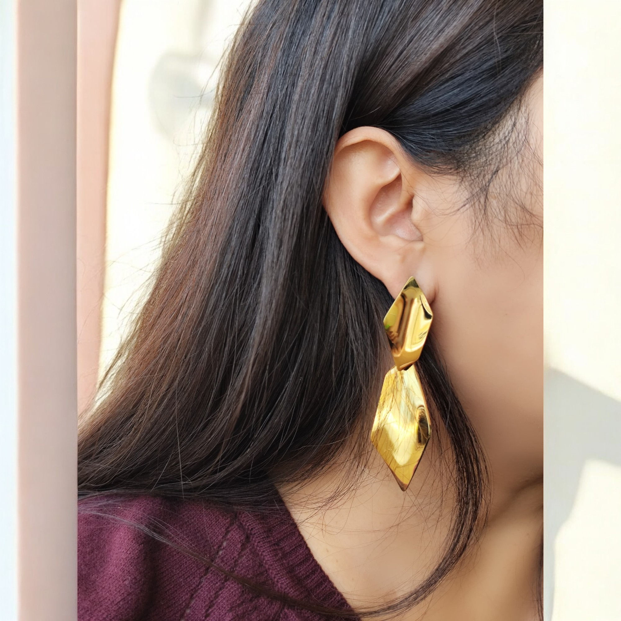 Anti-tarnish earrings(ATE19)