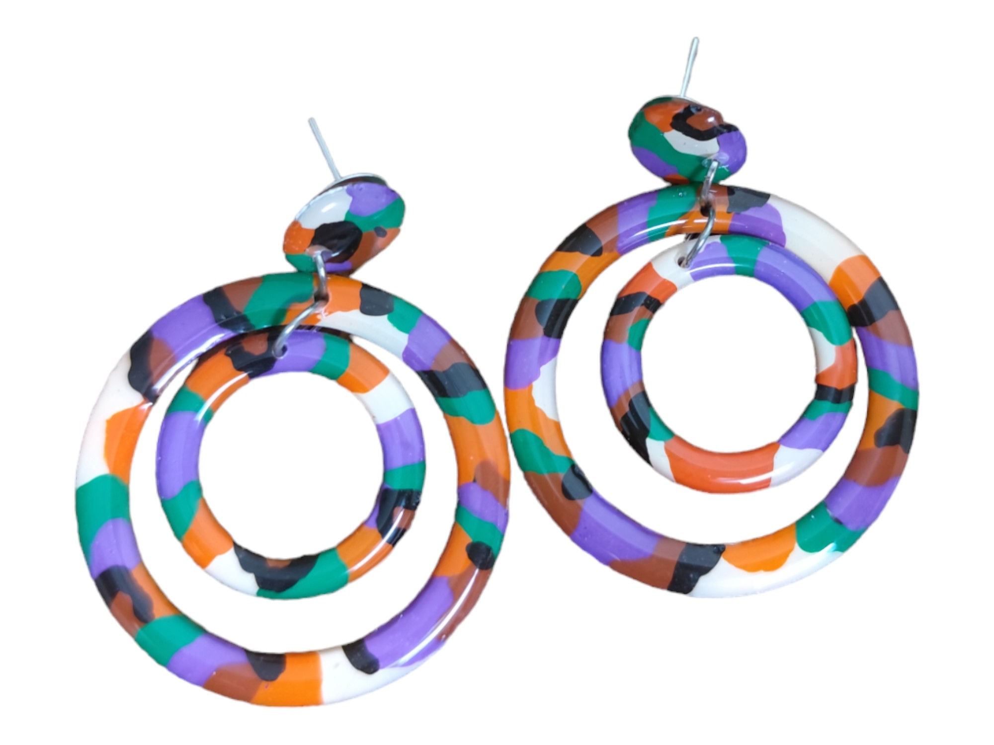 Resin earrings (RE14)