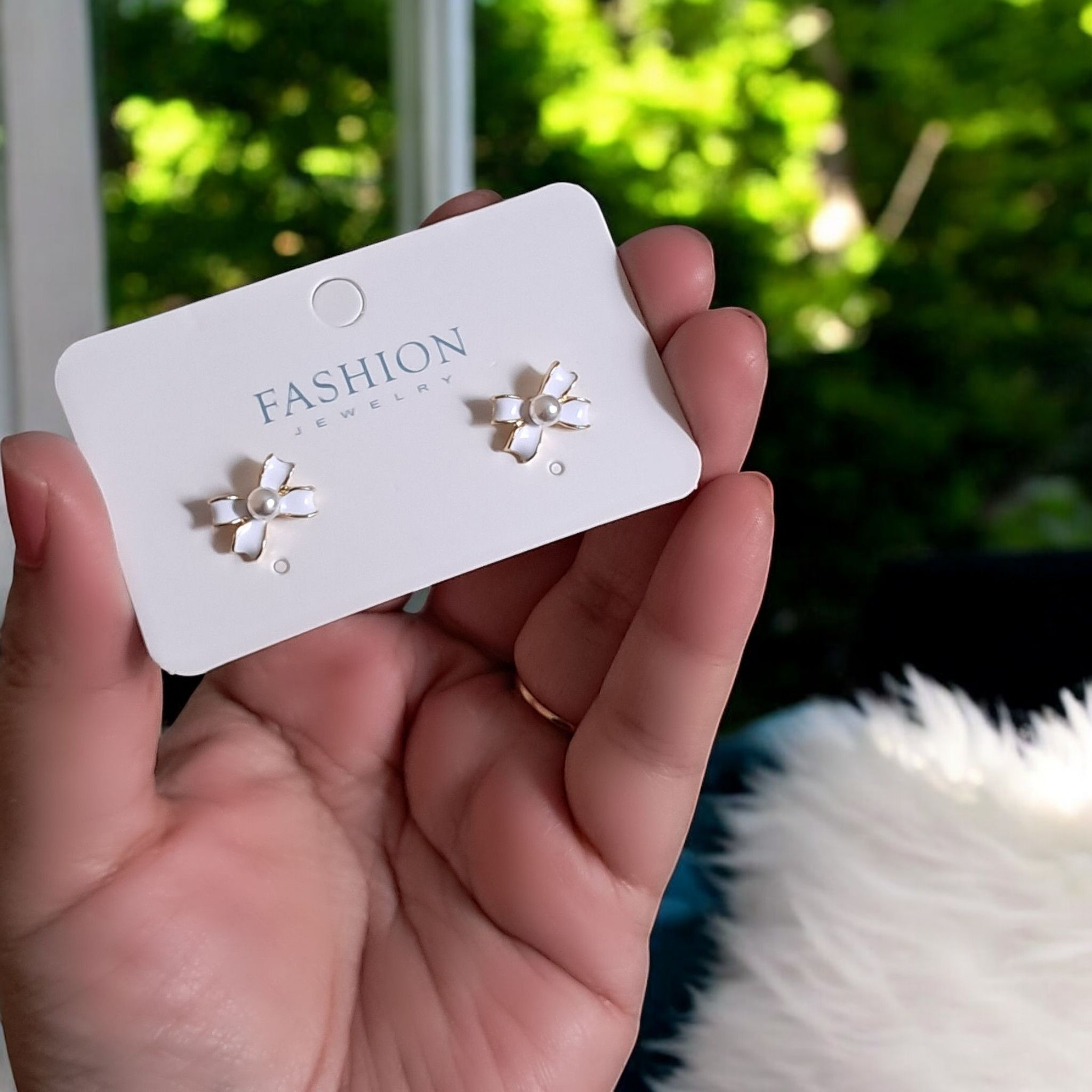 Fancy Earrings (FE90) Chic Bow Stud Earrings