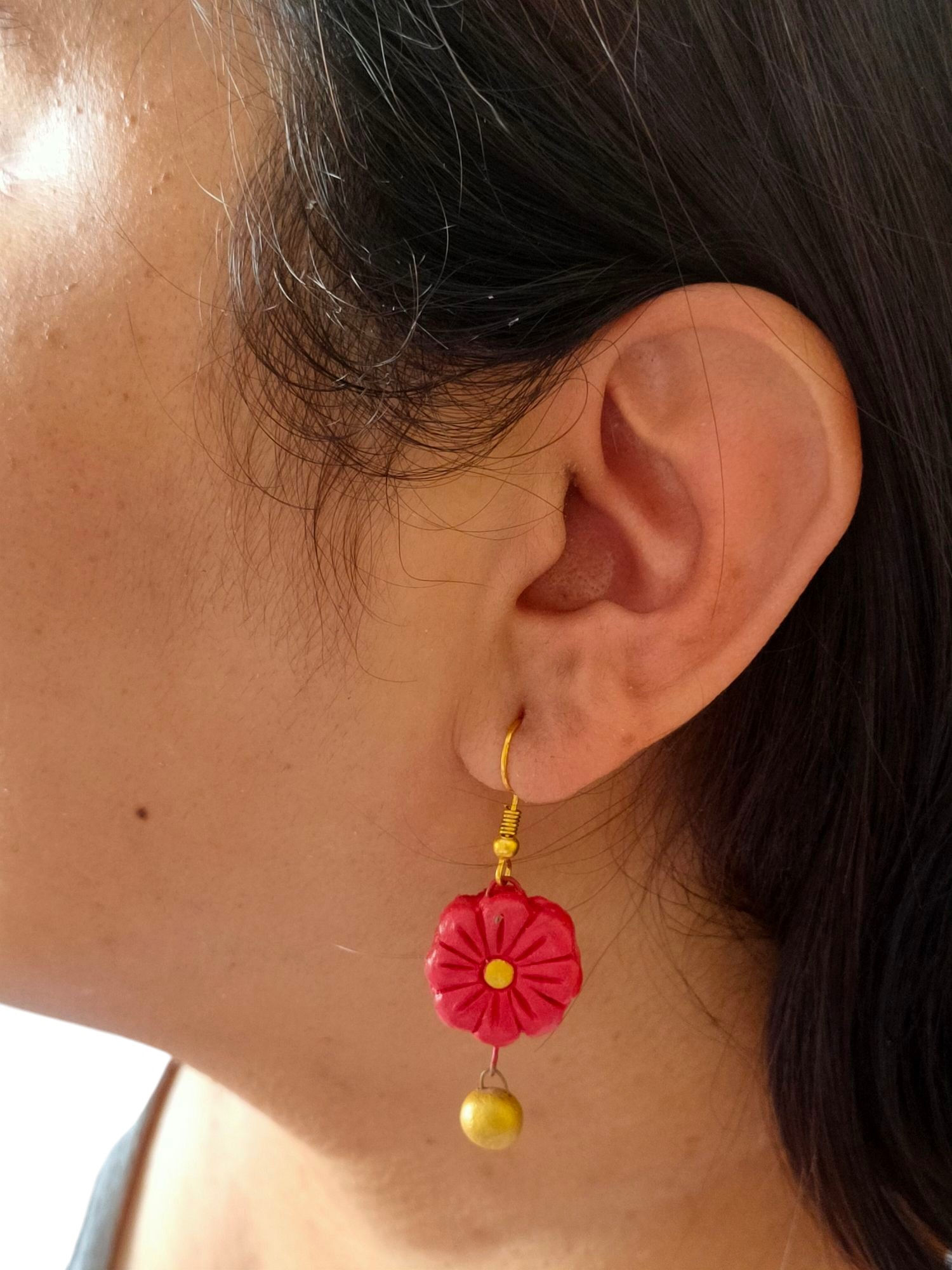Terracotta earrings 3