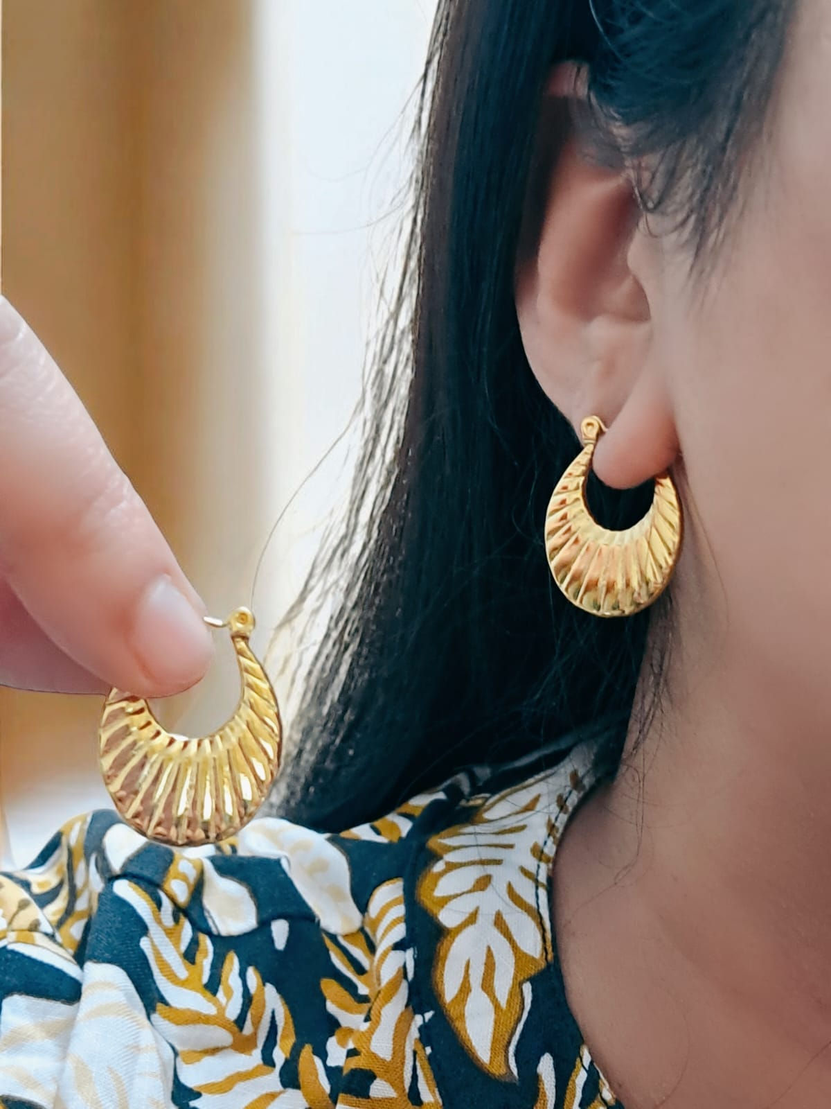 Anti-tarnish earrings(ATE23)